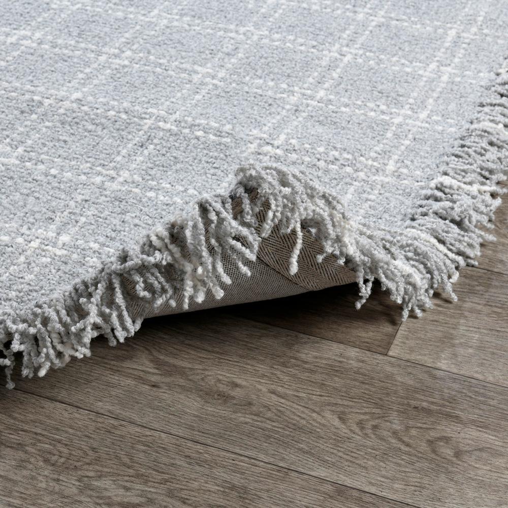 Villa by Classic Home - Bradbury Checkered Wool Area Rug  - 8W - Pearl Gray - 30091595 veiw 3