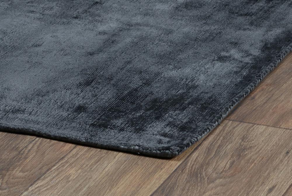 Villa by Classic Home - Cameron Hand-Woven Distressed Viscose Area Rug  - 2W - Ink Blue - 30026210 veiw 4
