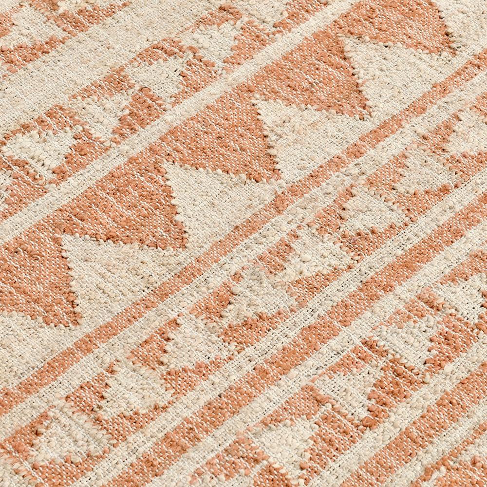 Villa by Classic Home - Camille Handwoven Jute Area Rug  - 2W - Orange, Natural - 30090100 veiw 2