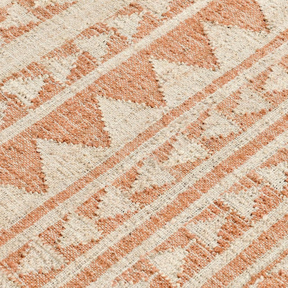 Villa by Classic Home - Camille Handwoven Jute Area Rug  - 2W - Orange, Natural - 30090100 veiw 2
