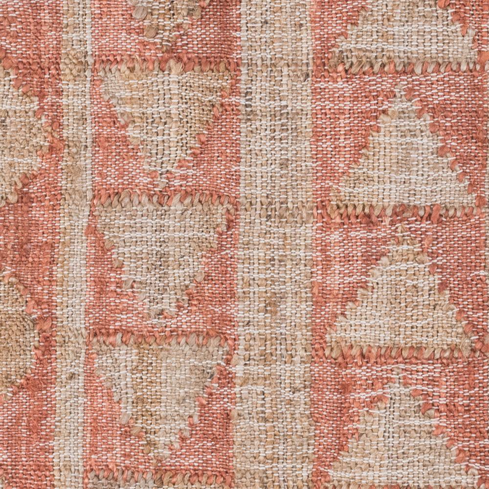 Villa by Classic Home - Camille Handwoven Jute Area Rug  - 8W - Orange, Natural - 30090105 veiw 2