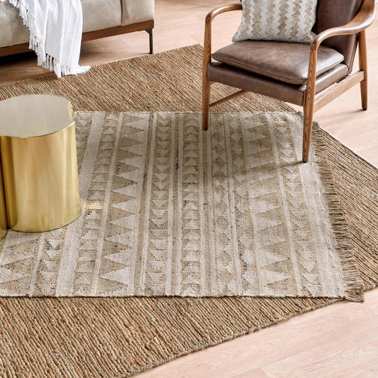 Villa by Classic Home - Camille Handwoven Jute Area Rug  - 5W - Natural - 30090204 veiw 2