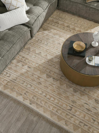 Villa by Classic Home - Camille Handwoven Jute Area Rug  - 8W - Natural - 30090205 veiw 3