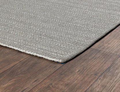 Villa by Classic Home - Charlevoix Indoor Outdoor Gray Accent Rug  - 2W - Pebble Gray - 30131990 veiw 4