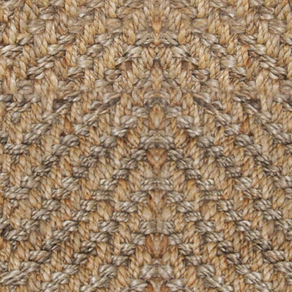 Villa by Classic Home - Chevron Handwoven Jute Area Rug  - 5W - Natural/grey - 30063517 veiw 2