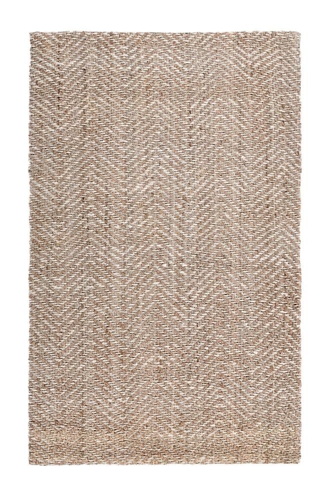 Villa by Classic Home - Chevron Handwoven Jute Area Rug  - 2W - Natural/Ivory - 30063570 veiw 1
