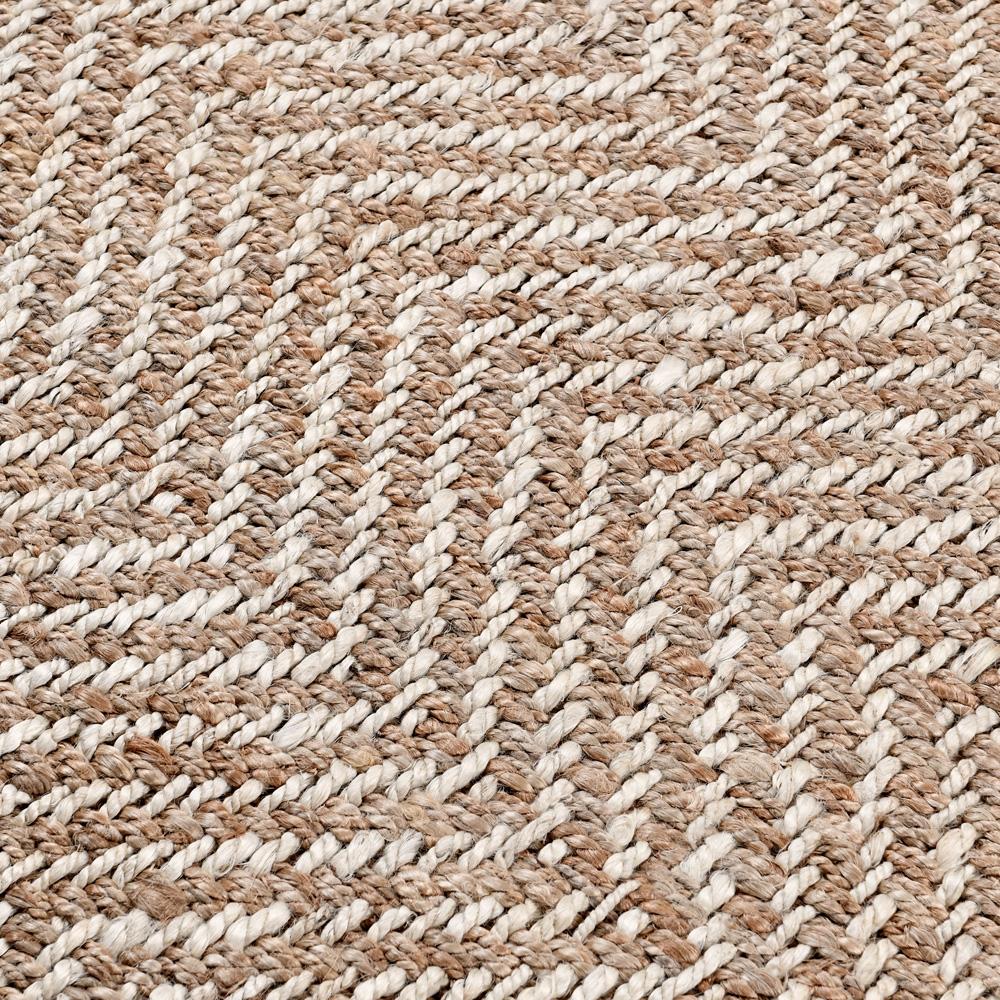 Villa by Classic Home - Chevron Handwoven Jute Area Rug  - 2W - Natural/Ivory - 30063570 veiw 2