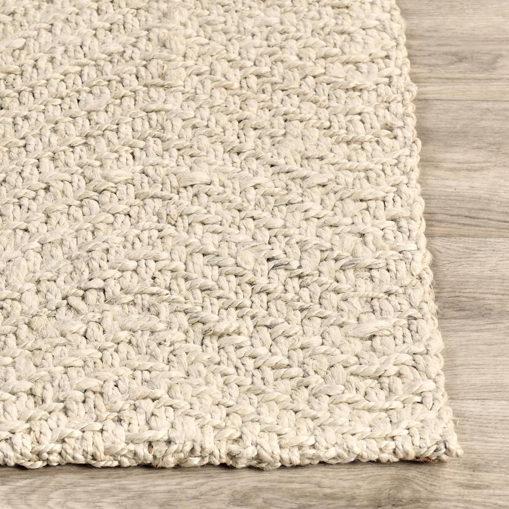 Villa by Classic Home - Chevron Handwoven Jute Area Rug  - 10W - Ivory - 30090008 veiw 3