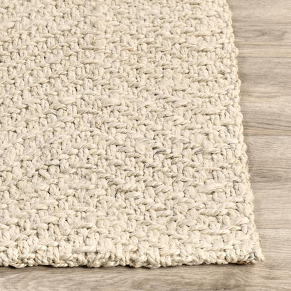 Villa by Classic Home - Chevron Handwoven Jute Area Rug  - 10W - Ivory - 30090008 veiw 3