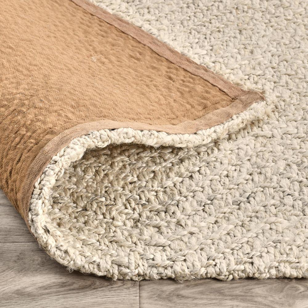 Villa by Classic Home - Chevron Handwoven Jute Area Rug  - 10W - Ivory - 30090008 veiw 4
