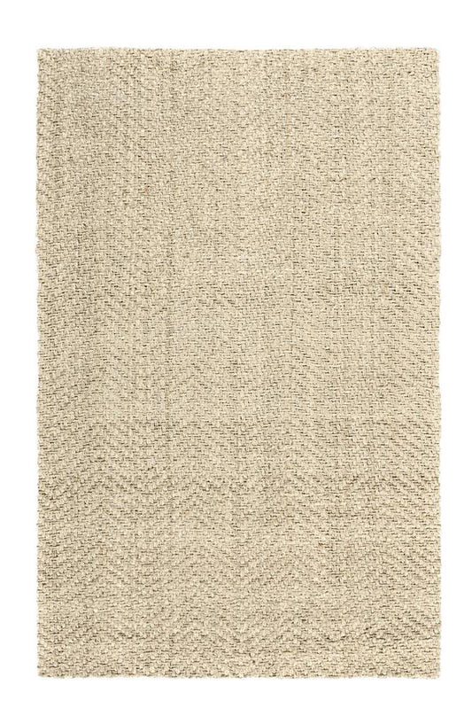 Villa by Classic Home - Chevron Handwoven Jute Area Rug  - 2W - Ivory - 30090000 veiw 1