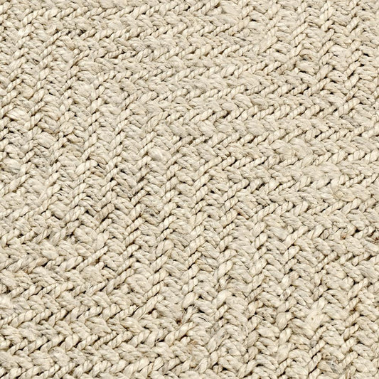 Villa by Classic Home - Chevron Handwoven Jute Area Rug  - 2W - Ivory - 30090000 veiw 2
