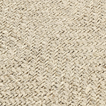 Villa by Classic Home - Chevron Handwoven Jute Area Rug  - 5W - Ivory - 30090004 veiw 2