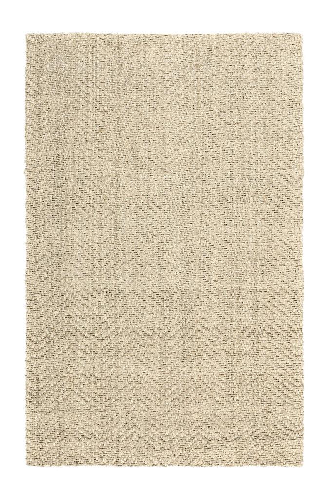 Villa by Classic Home - Chevron Handwoven Jute Area Rug  - 8W - Ivory - 30090005 veiw 1