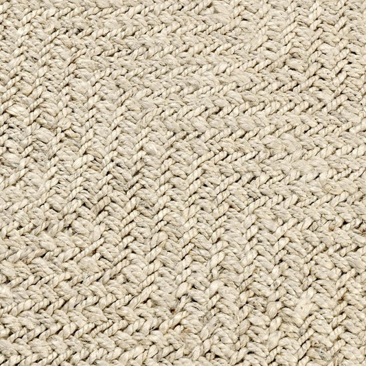Villa by Classic Home - Chevron Handwoven Jute Area Rug  - 8W - Ivory - 30090005 veiw 2