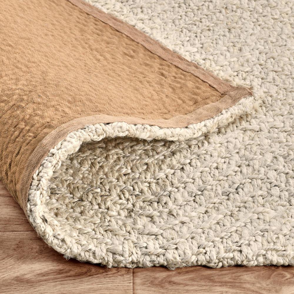 Villa by Classic Home - Chevron Handwoven Jute Area Rug  - 8W - Ivory - 30090005 veiw 4