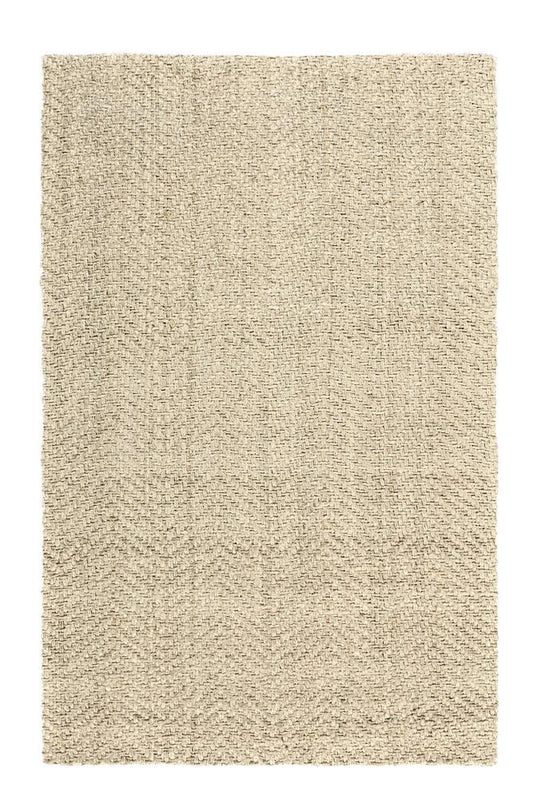 Villa by Classic Home - Chevron Handwoven Jute Area Rug  - 9W - Ivory - 30090006 veiw 1