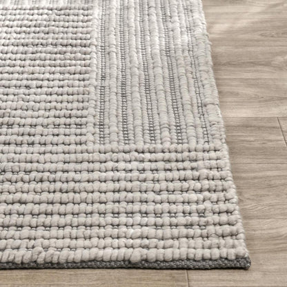 Villa by Classic Home - Clayton 5X8 Recycled Fabric Handwoven Sustainable Gray Accent Area Rug - 5W - Gray - 30132394 veiw 4