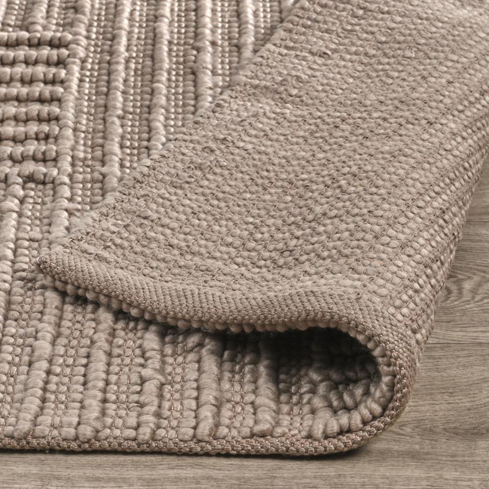 Villa by Classic Home - Clayton 8X10 Recycled Fabric Handwoven Sustainable Beige Accent Area Rug - 8W - Beige - 30132385 veiw 4