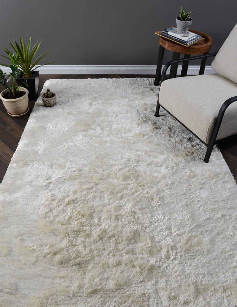 Villa by Classic Home - Collins Hand-Woven Shag Area Rug  - 8W - Ivory - 30025915 veiw 4