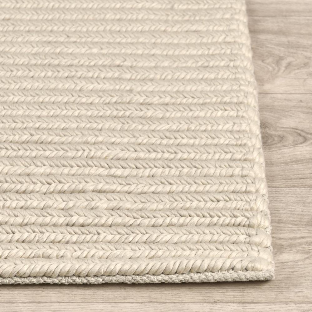 Villa by Classic Home - Dawson 5X8 Wool Blend Fabric Handwoven Beige Accent Area Rug - 5W - Beige - 30091844 veiw 2