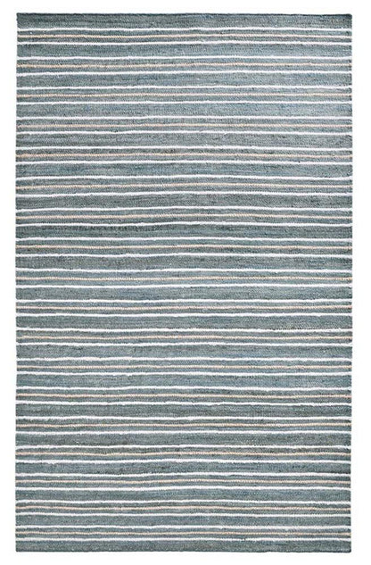Villa by Classic Home - Del Mar Jute Blend Area Rug  - 8W - Aqua Blue, Multi - 30091685 veiw 1