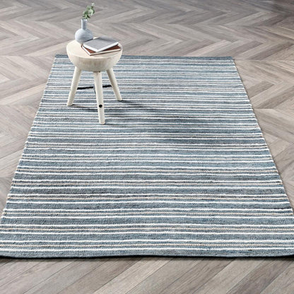 Villa by Classic Home - Del Mar Jute Blend Area Rug  - 8W - Aqua Blue, Multi - 30091685 veiw 5
