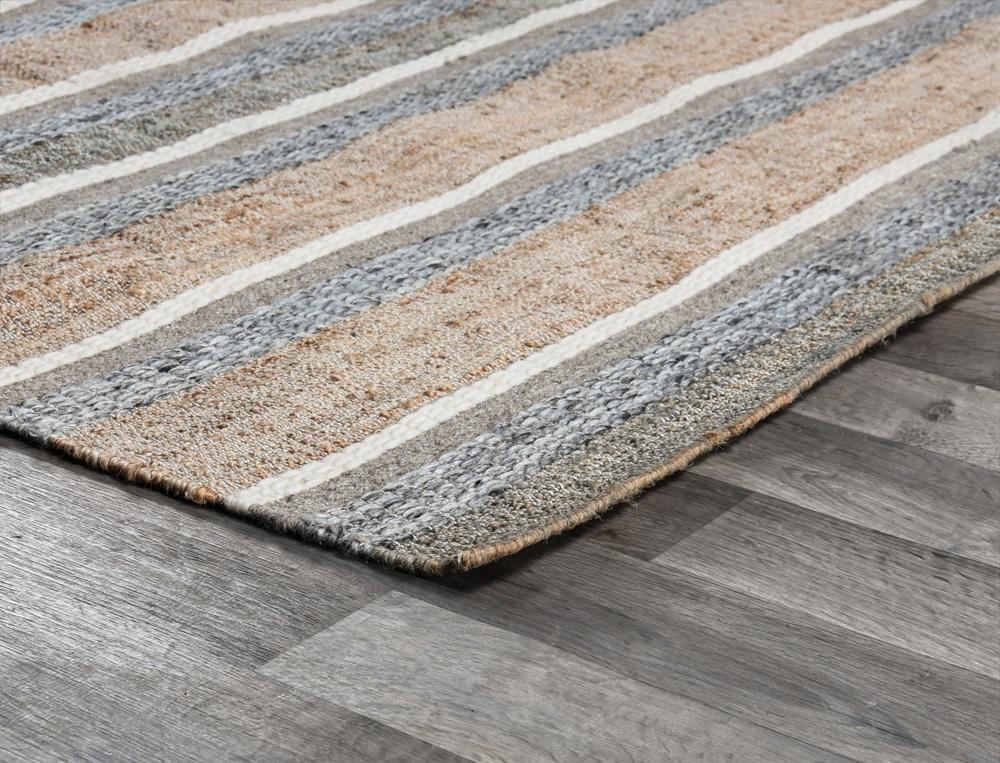 Villa by Classic Home - Elodie Natural Blue Multi Handwoven Area Rug  - 9W - Natural Blue Multi - 30090886 veiw 5
