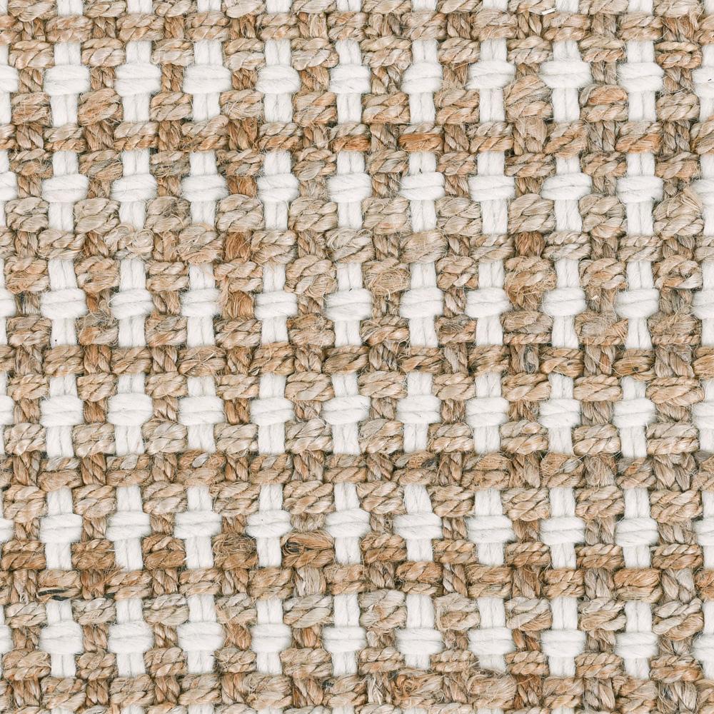Villa by Classic Home - Evora Natural Jute Blend Area Rug  - 8W - Natural, Ivory - 30091285 veiw 2