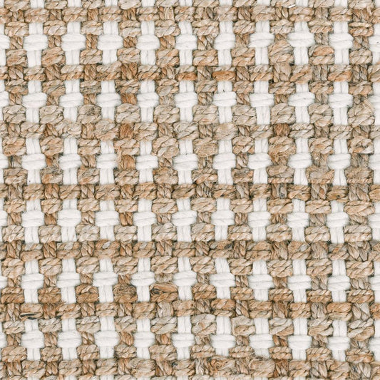 Villa by Classic Home - Evora Natural Jute Blend Area Rug  - 8W - Natural, Ivory - 30091285 veiw 2