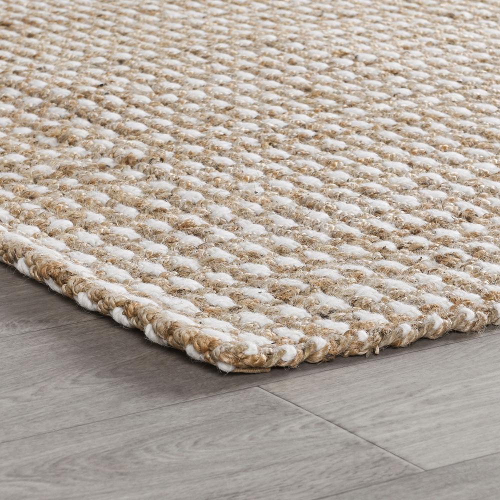 Villa by Classic Home - Evora Natural Jute Blend Area Rug  - 9W - Natural, Ivory - 30091286 veiw 3