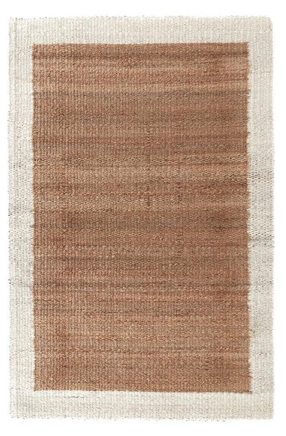 Villa by Classic Home - Frame Natural Jute Area Rug  - 2W - Natural, Ivory - 30091450 veiw 1