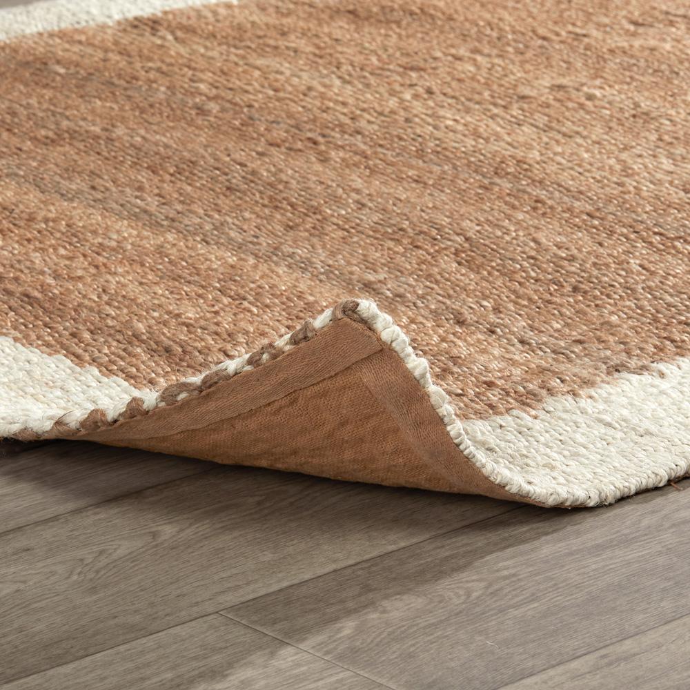 Villa by Classic Home - Frame Natural Jute Area Rug  - 5W - Natural, Ivory - 30091454 veiw 3