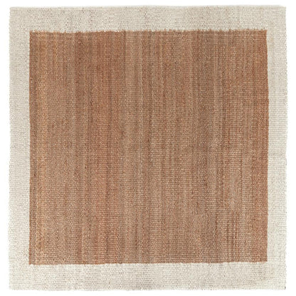 Villa by Classic Home - Frame Natural Jute Area Rug  - 8W - Natural, Ivory - 30091451 veiw 1