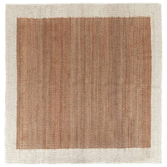 Villa by Classic Home - Frame Natural Jute Area Rug  - 8W - Natural, Ivory - 30091451 veiw 1