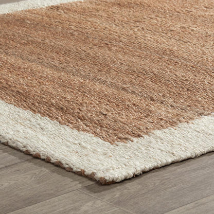 Villa by Classic Home - Frame Natural Jute Area Rug  - 8W - Natural, Ivory - 30091451 veiw 2
