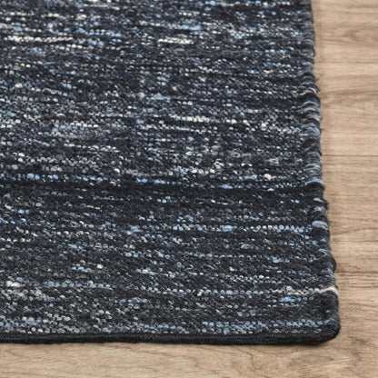 Villa by Classic Home - Havasu 5X8 Handwoven Performance Deep Blue Fabric Area Rug - 5W - Blue - 30132454 veiw 3