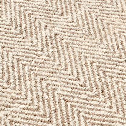 Villa by Classic Home - Herringbone 10X14 Hand Spun Wool Blend Chenille Ivory Area Accent Rug - 10W - Ivory - 30090938 veiw 2