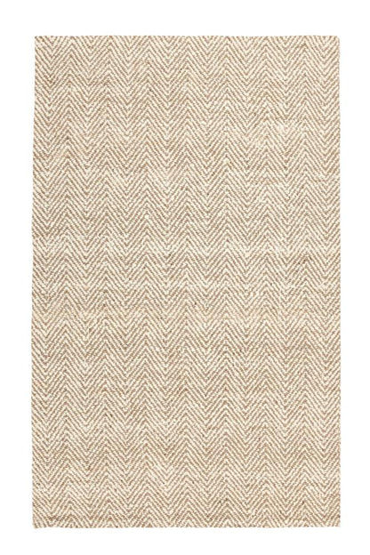 Villa by Classic Home - Herringbone 10X14 Hand Spun Wool Blend Chenille Ivory Area Accent Rug - 6W - Ivory - 30090937 veiw 1