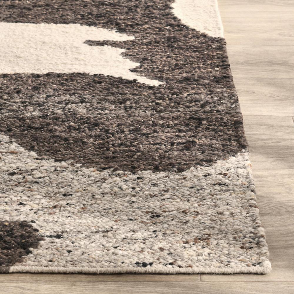 Villa by Classic Home - Hesperia 2X3 Hand Woven Wool Fabric Cedar Brown Pattern Rug - 2W - Brown - 30091810 veiw 3