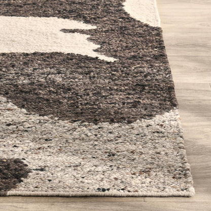Villa by Classic Home - Hesperia 2X3 Hand Woven Wool Fabric Cedar Brown Pattern Rug - 2W - Brown - 30091810 veiw 3