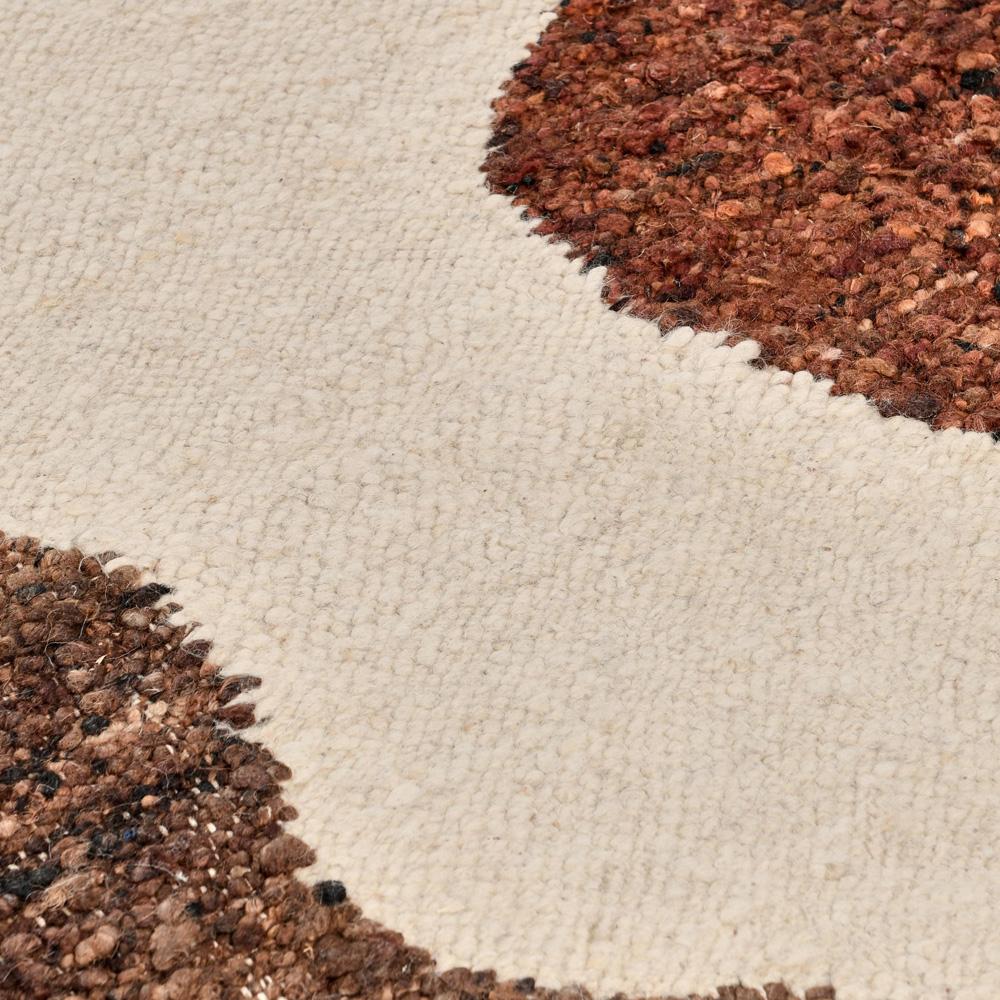 Villa by Classic Home - Hesperia 2X3 Hand Woven Wool Fabric Cedar Rust Pattern Rug - 2W - Rust - 30091820 veiw 2