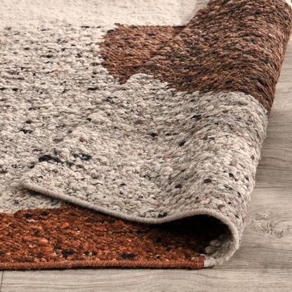 Villa by Classic Home - Hesperia 2X3 Hand Woven Wool Fabric Cedar Rust Pattern Rug - 2W - Rust - 30091820 veiw 4