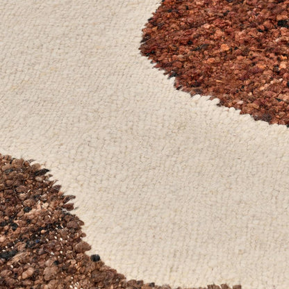 Villa by Classic Home - Hesperia 5X8 Hand Woven Wool Fabric Cedar Rust Pattern Rug - 5W - Rust - 30091824 veiw 3