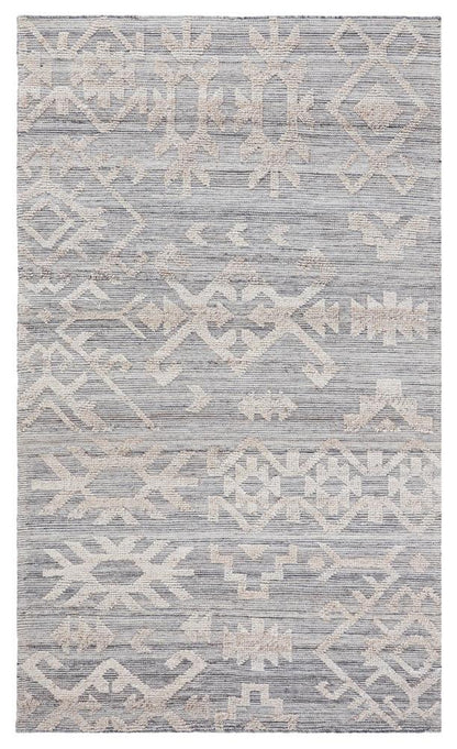 Villa by Classic Home - Hoeft Indoor Outdoor Handwoven Gray Multicolor Area Rug  - 8W - Gray Multi  - 30132145 veiw 1