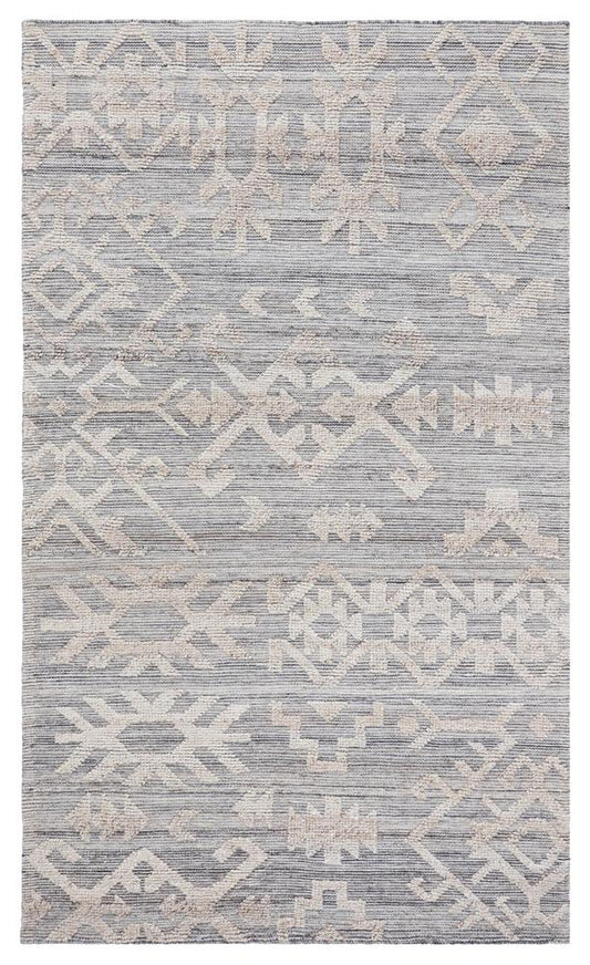 Villa by Classic Home - Hoeft Indoor Outdoor Handwoven Gray Multicolor Area Rug  - 8W - Gray Multi  - 30132145 veiw 1