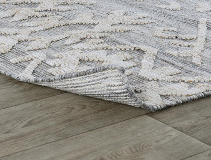 Villa by Classic Home - Hoeft Indoor Outdoor Handwoven Gray Multicolor Area Rug  - 8W - Gray Multi  - 30132145 veiw 2