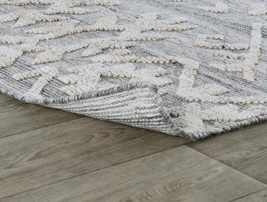 Villa by Classic Home - Hoeft Indoor Outdoor Handwoven Gray Multicolor Area Rug  - 8W - Gray Multi  - 30132145 veiw 2
