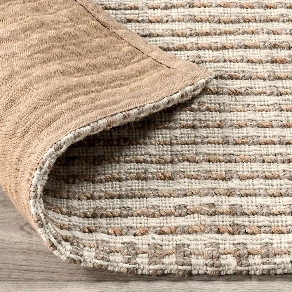 Villa by Classic Home - Huntington 5X8 Handwoven Jute Sustainable Ivory Accent Area Rug - 5W - Natural - 30091794 veiw 4