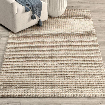 Villa by Classic Home - Huntington 5X8 Handwoven Jute Sustainable Ivory Accent Area Rug - 5W - Natural - 30091794 veiw 5